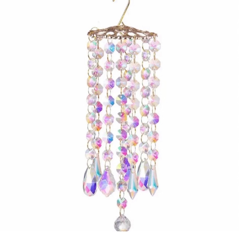 Crystal Prism Chandelier Drop - Iridescent